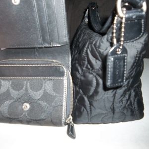 coach purse and wallet from mid 2000s
